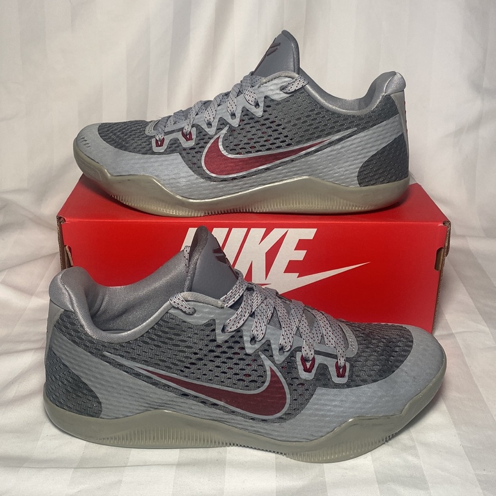 NIKE  Kobe 11  "Lower Merion" men Size 7.5 Cool Grey